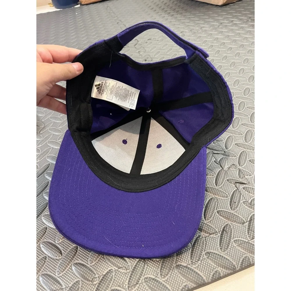Adidas Hat Mens OSFM Purple ECU Pirates NCAA Adjustable Baseball Cap